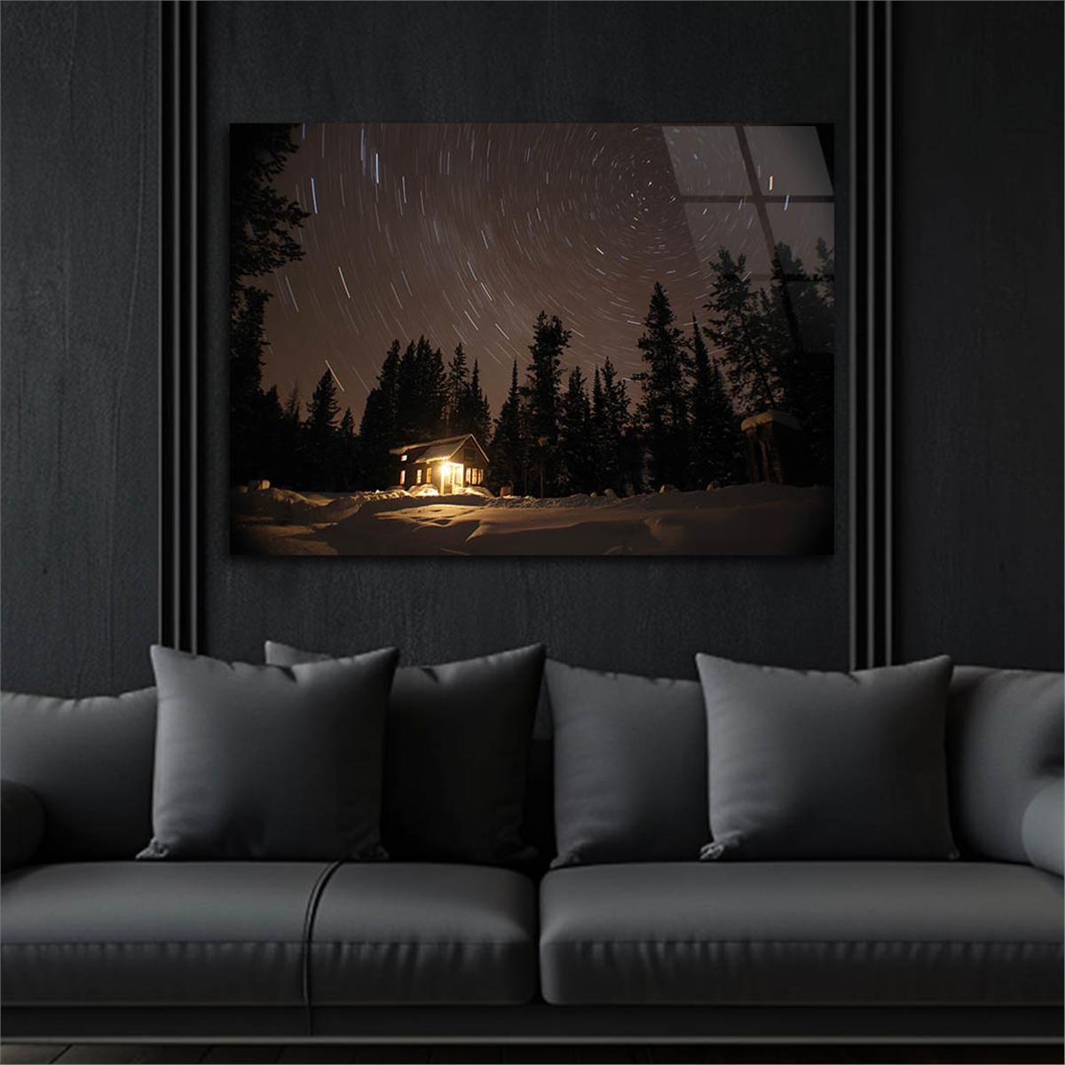 Tempered Glasss Wall Arts Natured-Themed