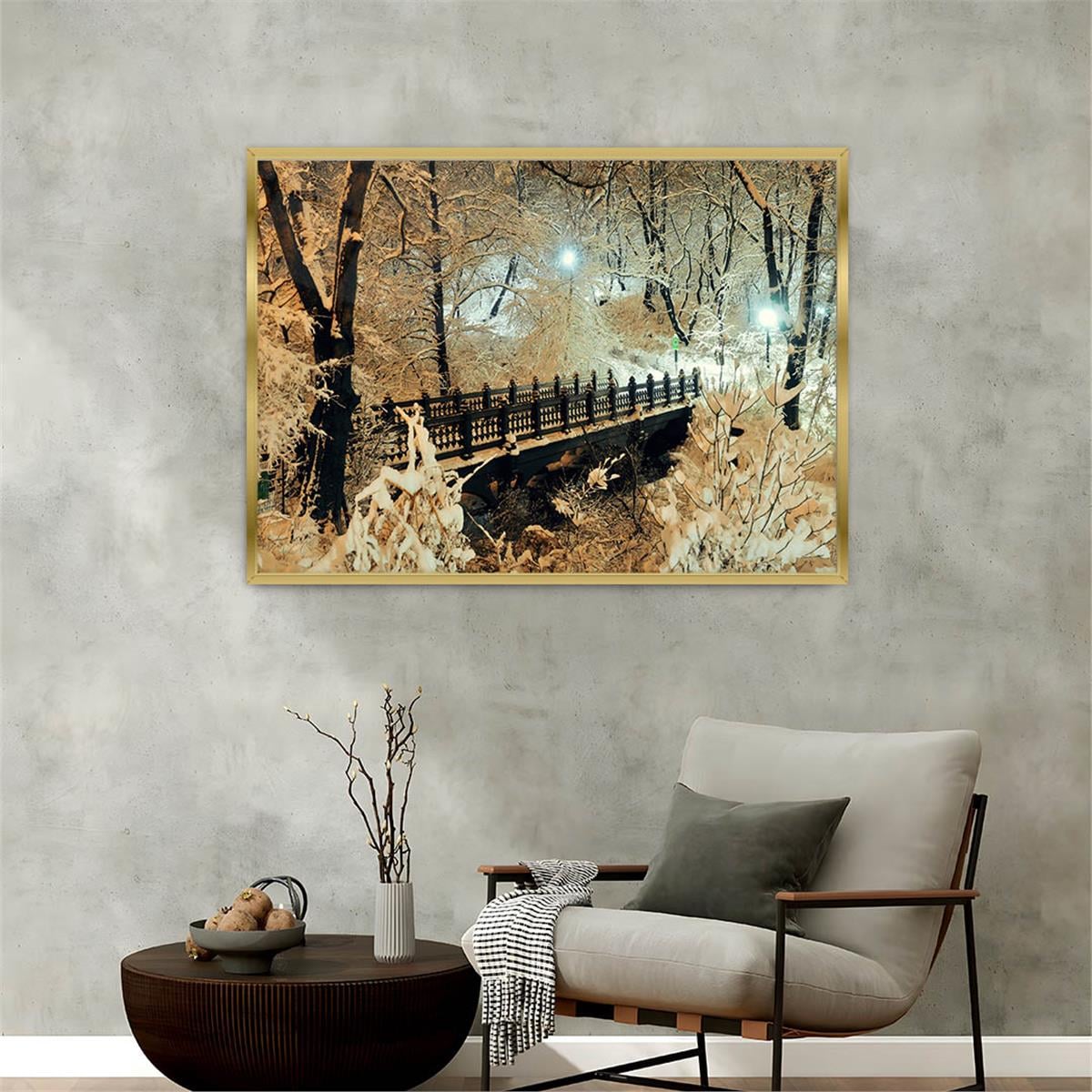 Alüminyum Çerçeveli Doğa Temalı Cam Tablo 012