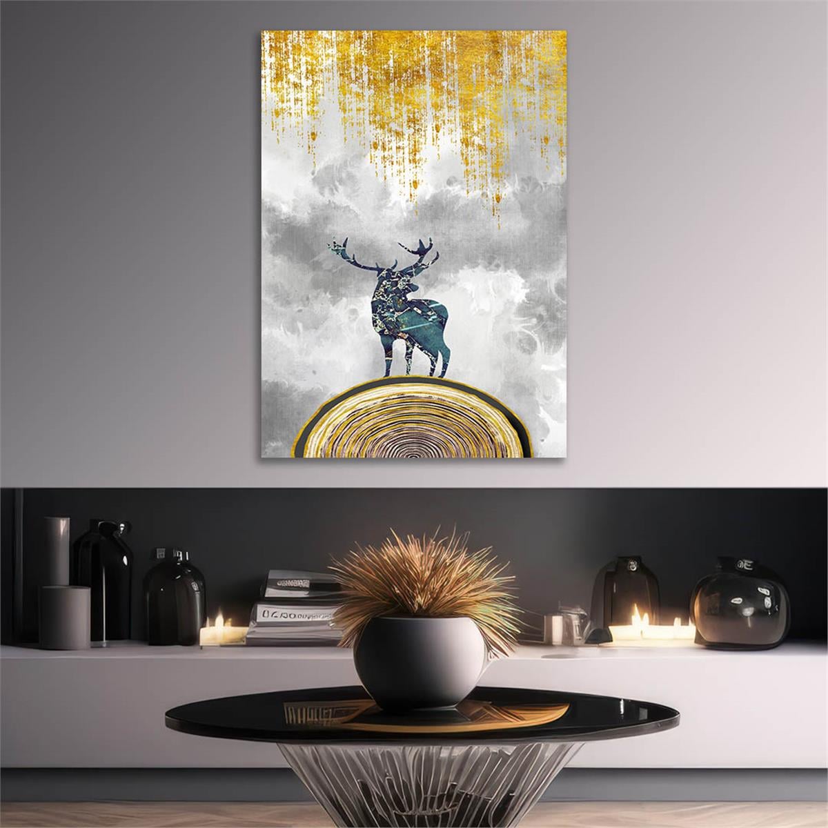 Vertical Tempered Glasss Wall Arts Art-Themed 332