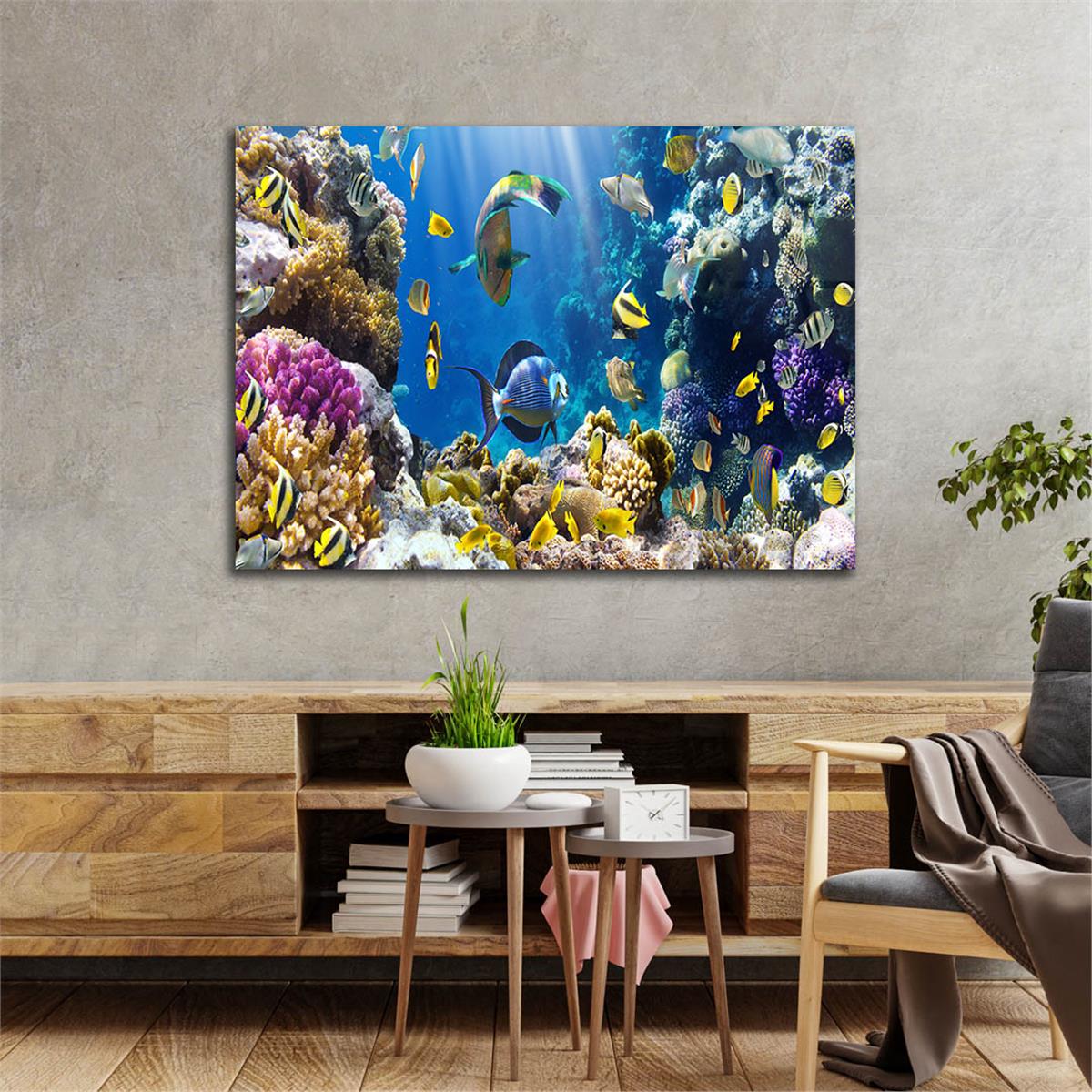 Tempered Glasss Wall Arts Natured-Themed