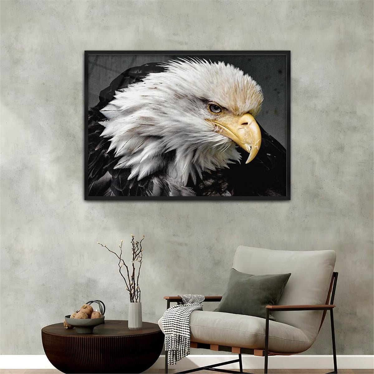 Aluminum-Framed Natured-Themed Tempered Glass Wall Art 142