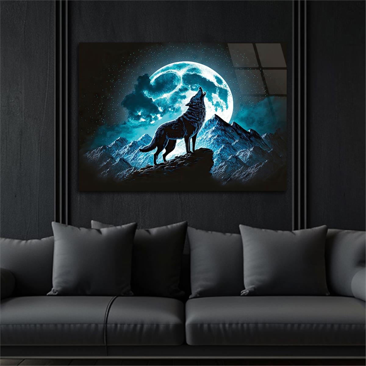 Horizontal National-Themed Tempered Glass Wall Art  34
