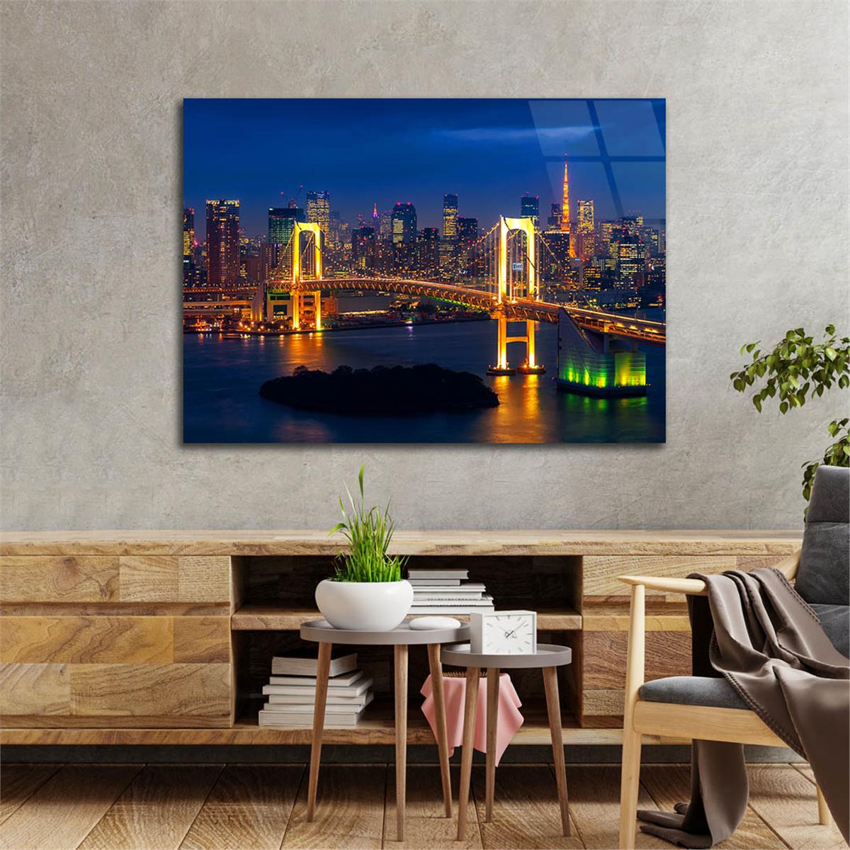 Yatay DoğaTemalı Cam Tablo 333