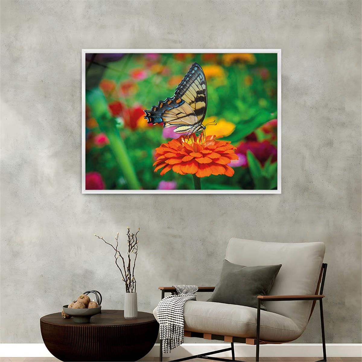 Aluminum-Framed Art-Themed Tempered Glass Wall Art 169