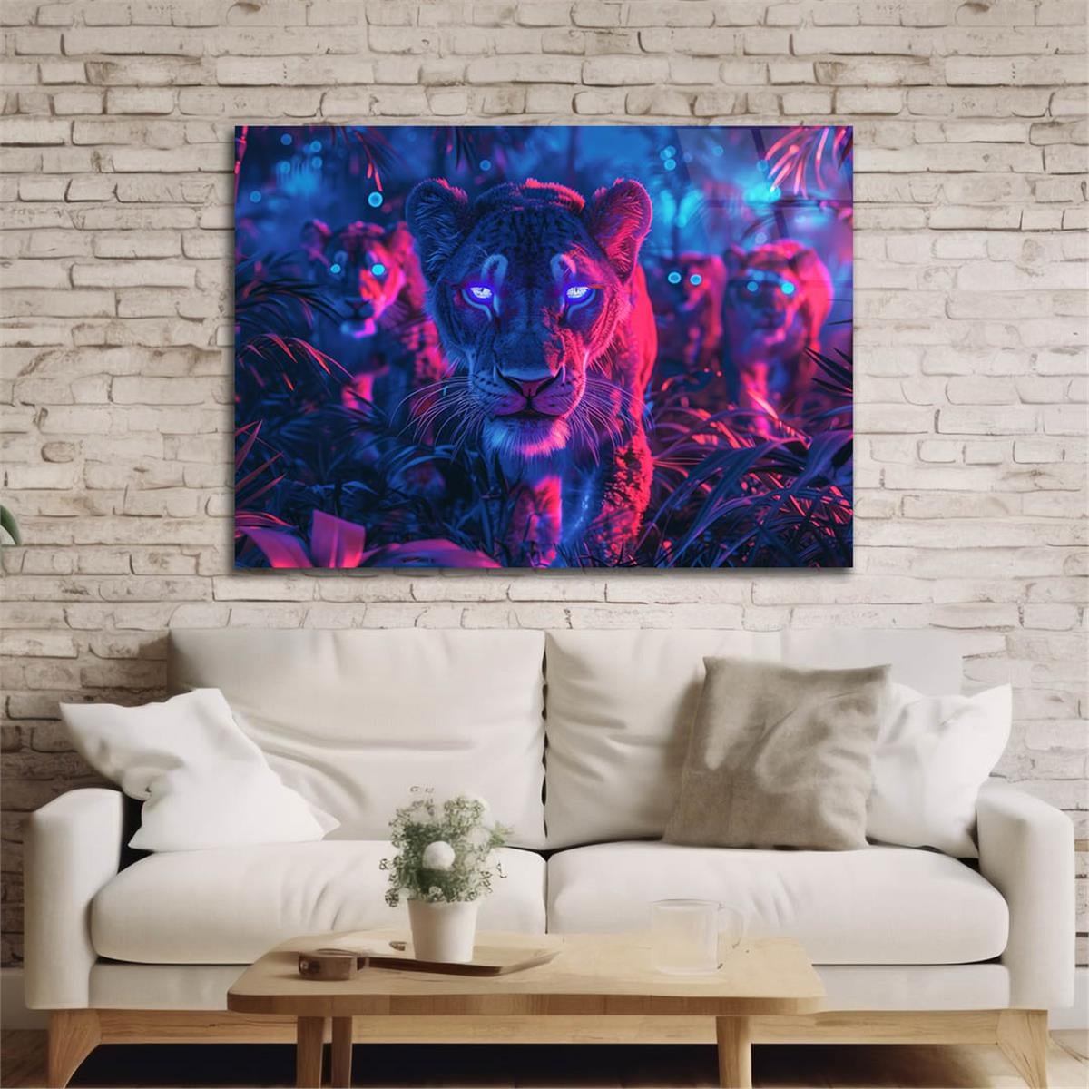 Yatay Doğa Temalı Cam Tablo 501