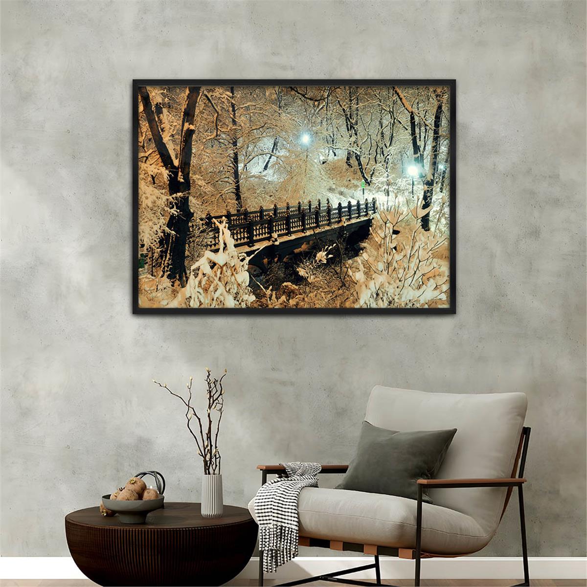 Alüminyum Çerçeveli Doğa Temalı Cam Tablo 012