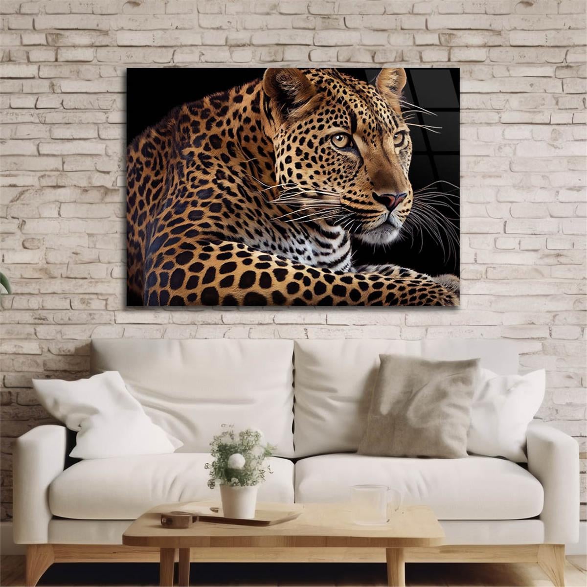 Horizontal Natured-Themed Tempered Glass Wall Art 262