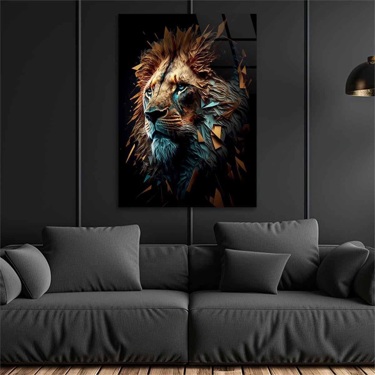 Verticale Gehard Glasschilderij Natuur Thema 223