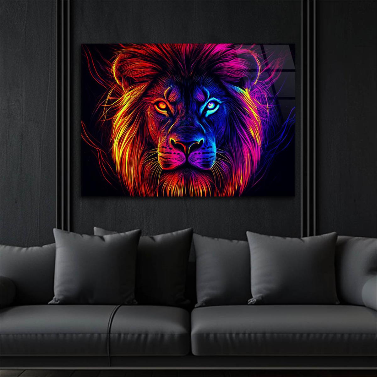 Yatay Doğa Temalı Cam Tablo 531