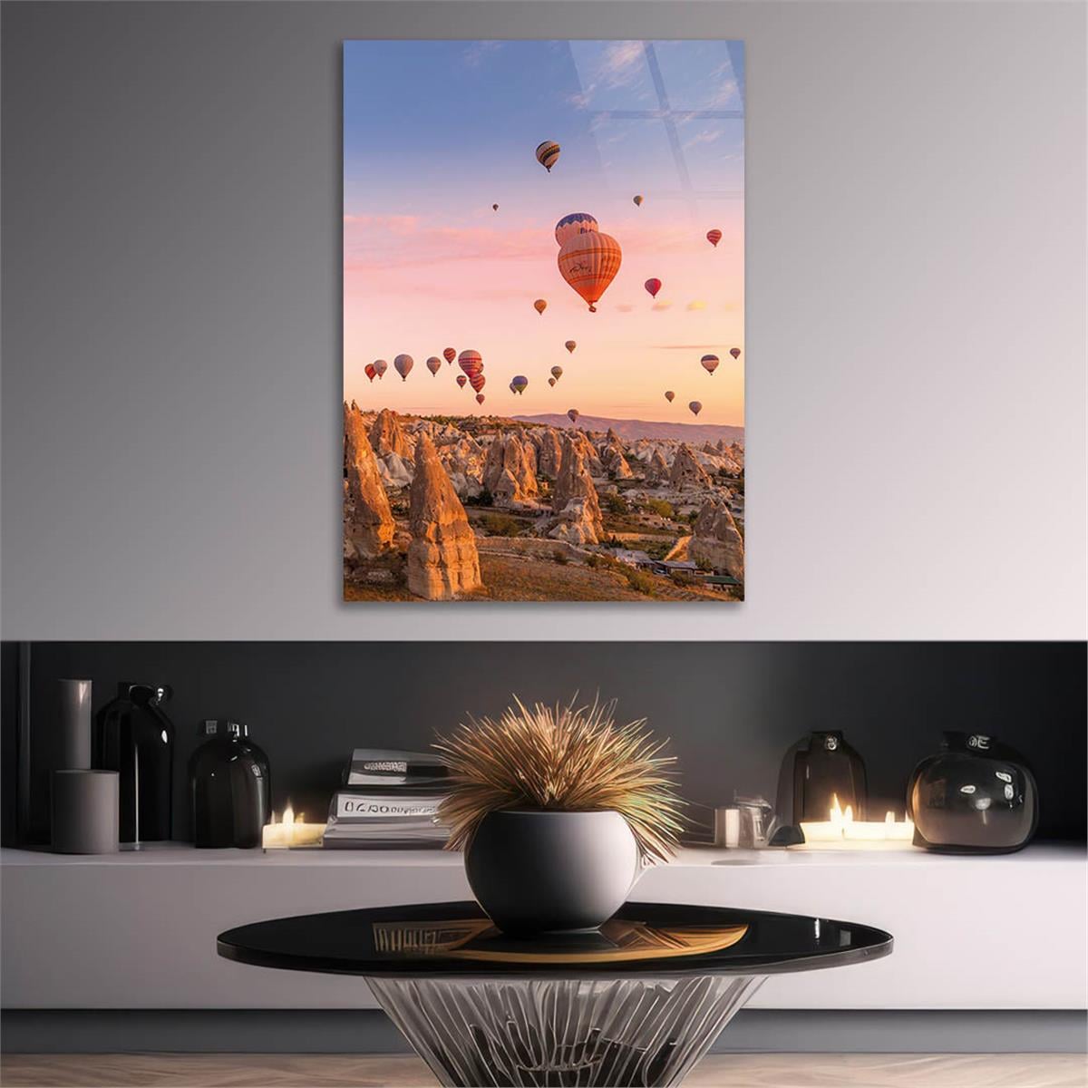 Tempered Glasss Wall Arts Natured-Themed