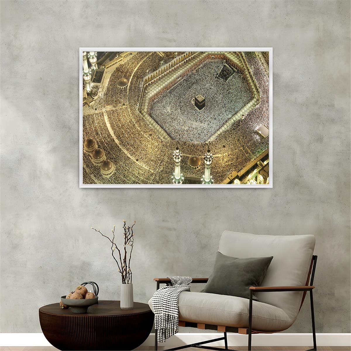 Aluminum-Framed Religious-Themed Tempered Glass Wall Art 020