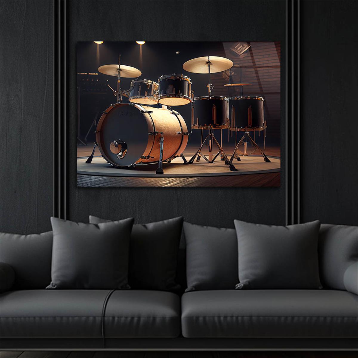 Yatay Sanat Temalı Cam Tablo 589