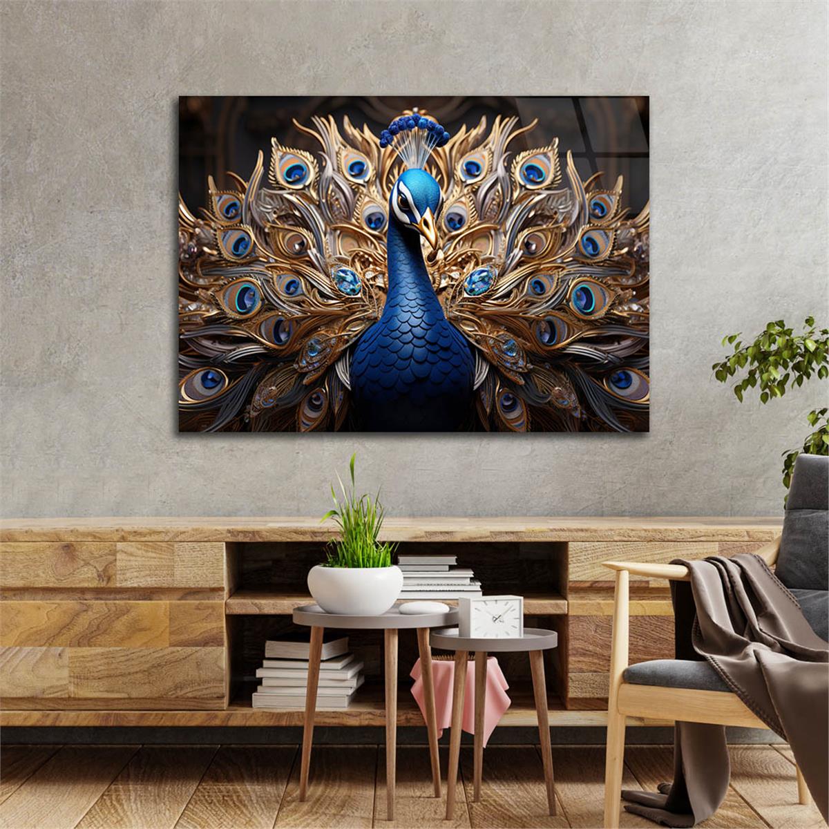 Yatay Doğa Temalı Cam Tablo 582