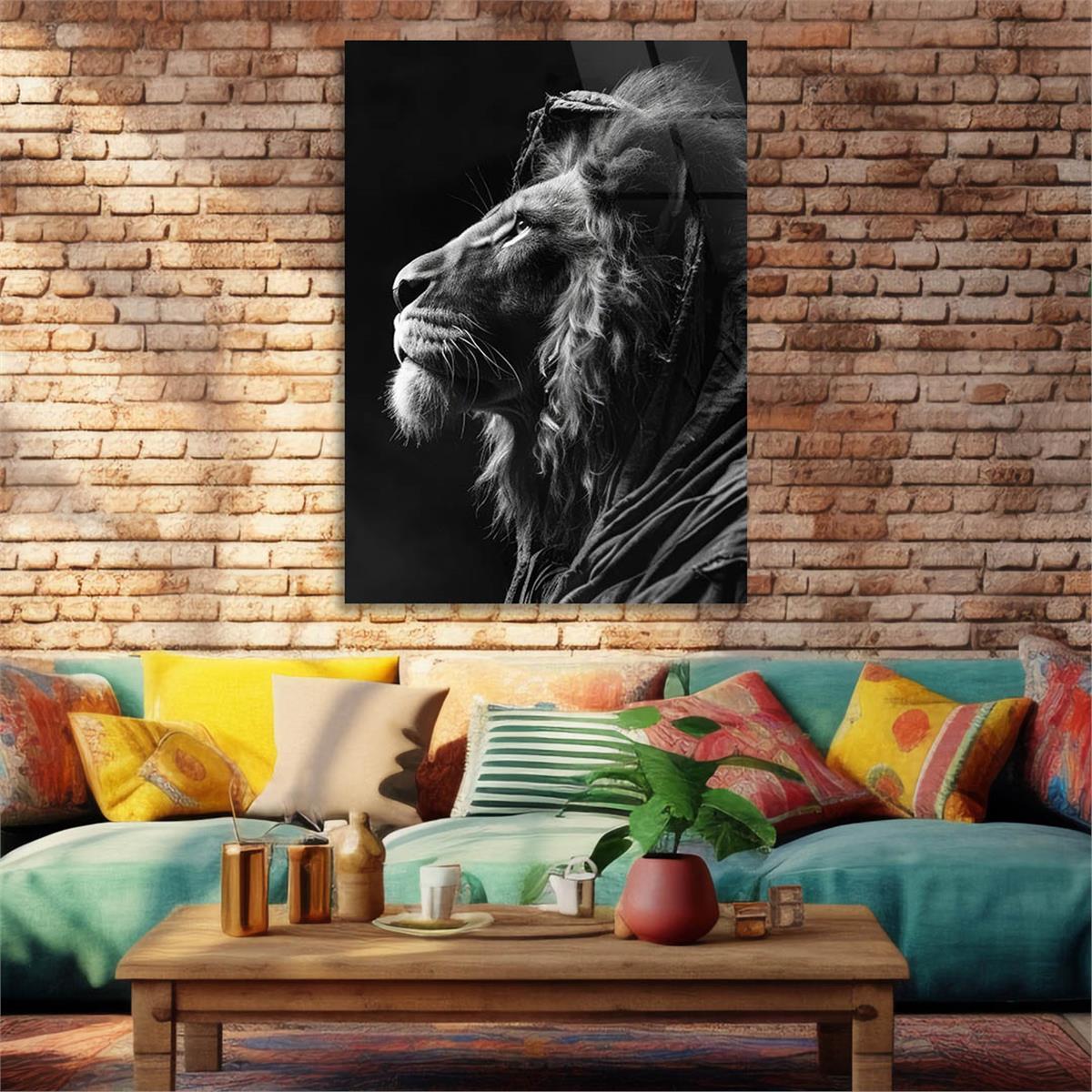 Dikey Doğa Temalı Cam Tablo 296