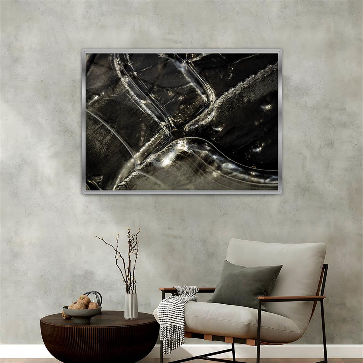 Alüminyum Çerçeveli Sanat Temalı Cam Tablo 078