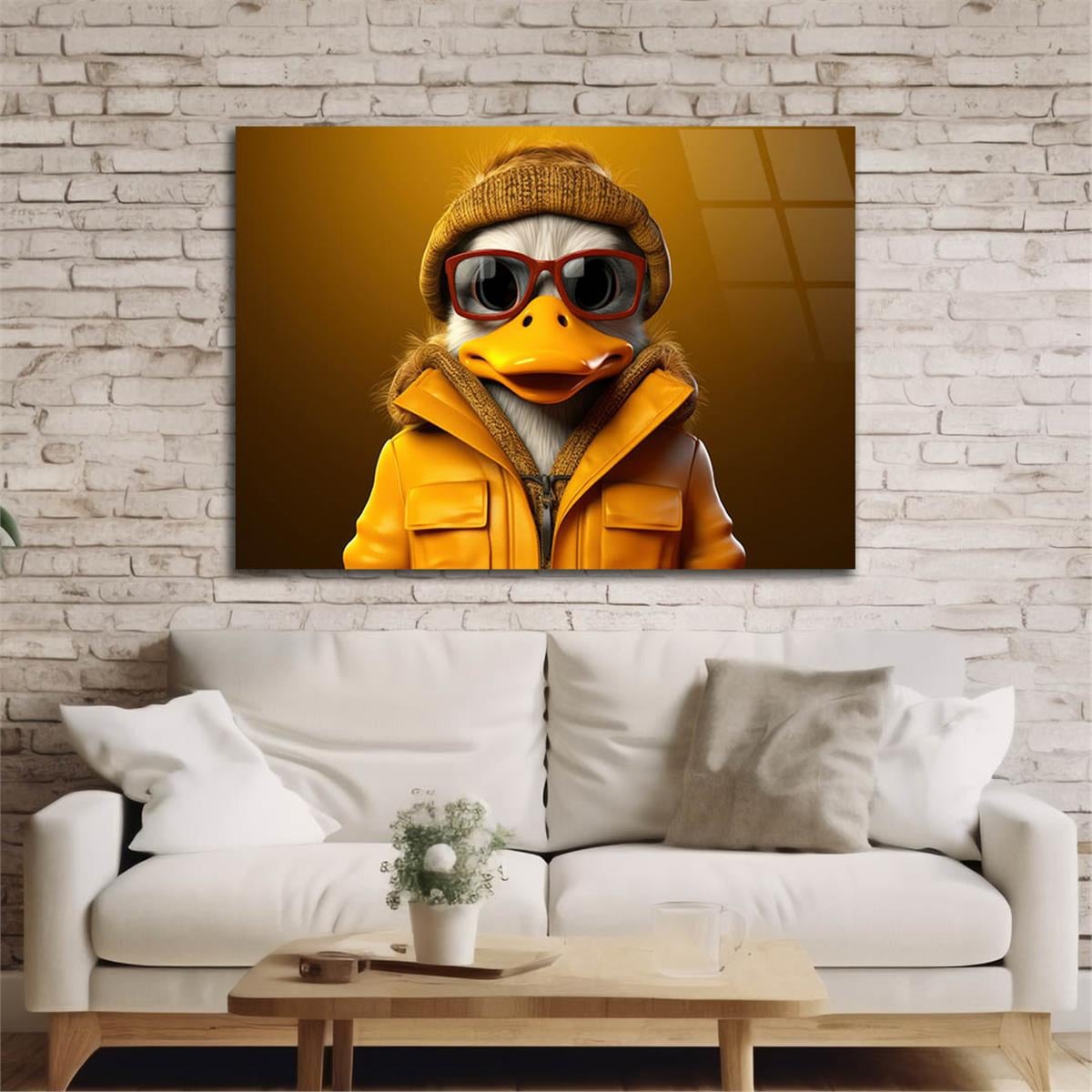 Yatay Doğa Temalı Cam Tablo 577