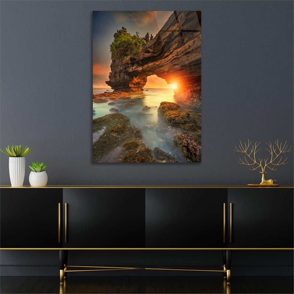 Tempered Glasss Wall Arts Art-Themed