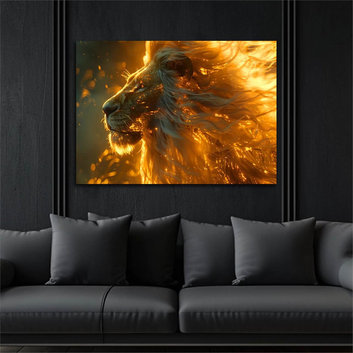 Yatay Doğa Temalı Cam Tablo 528