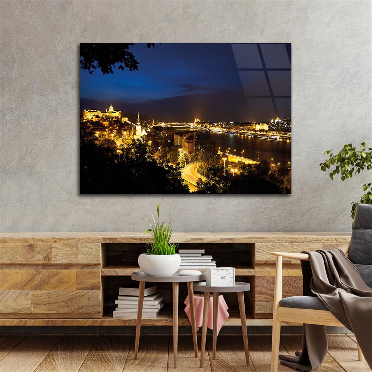 Tempered Glasss Wall Arts Natured-Themed