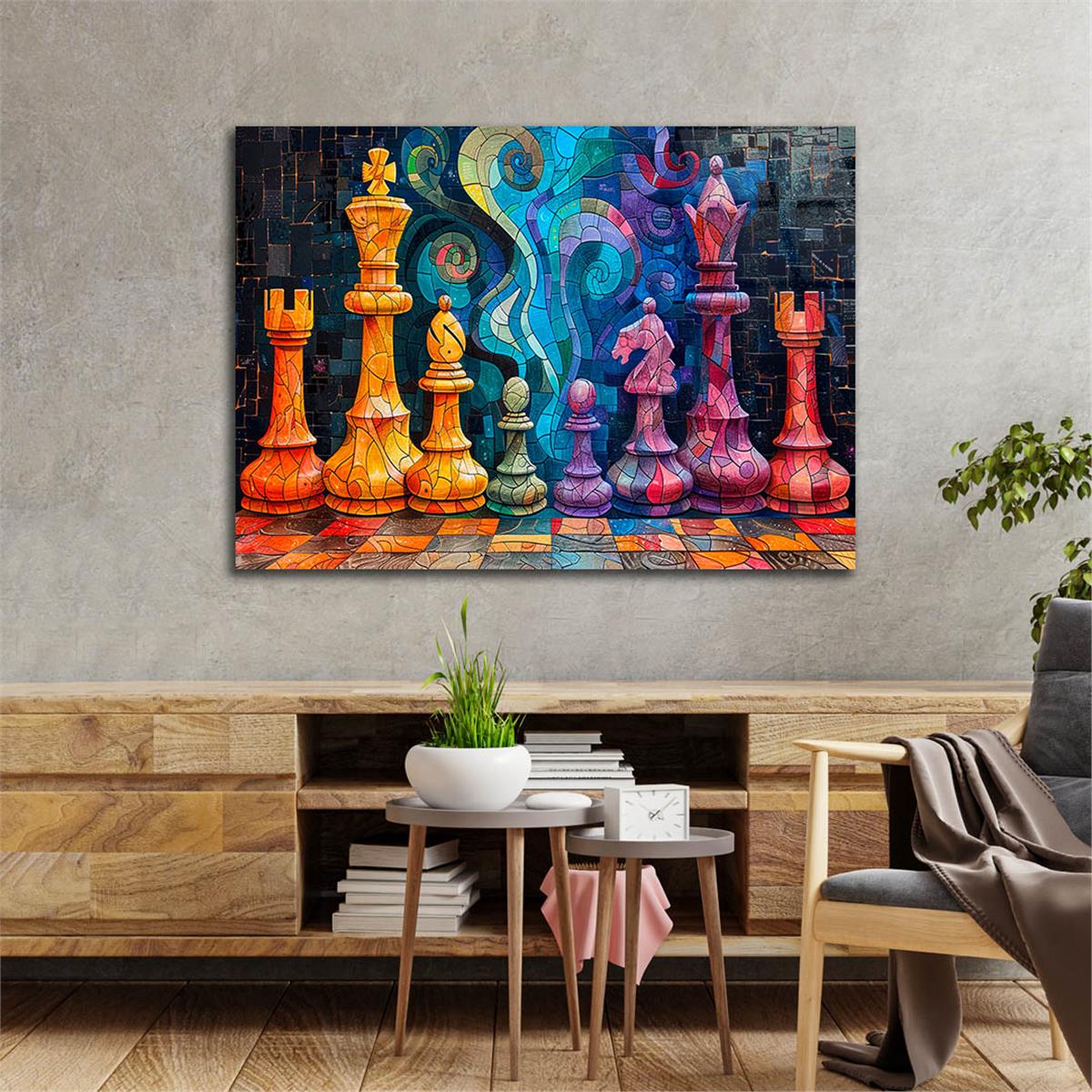 Sanat Temalı Cam Tablo 398