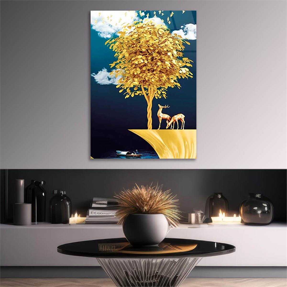 Tempered Glasss Wall Arts Art-Themed