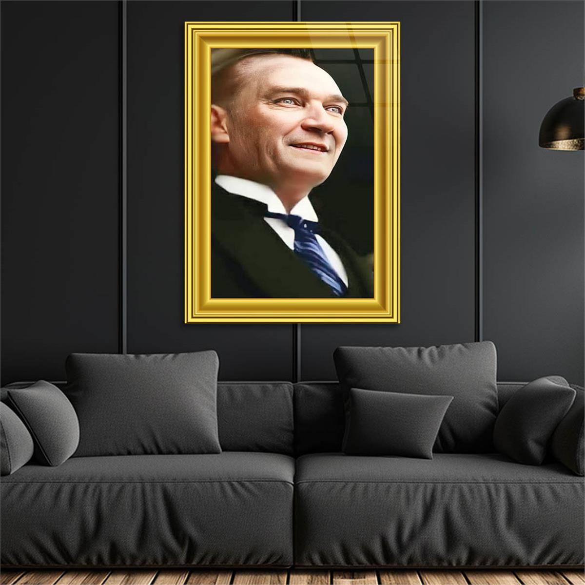 MUSTAFA KEMAL ATATÜRK Tempered Glasss Wall Art 
