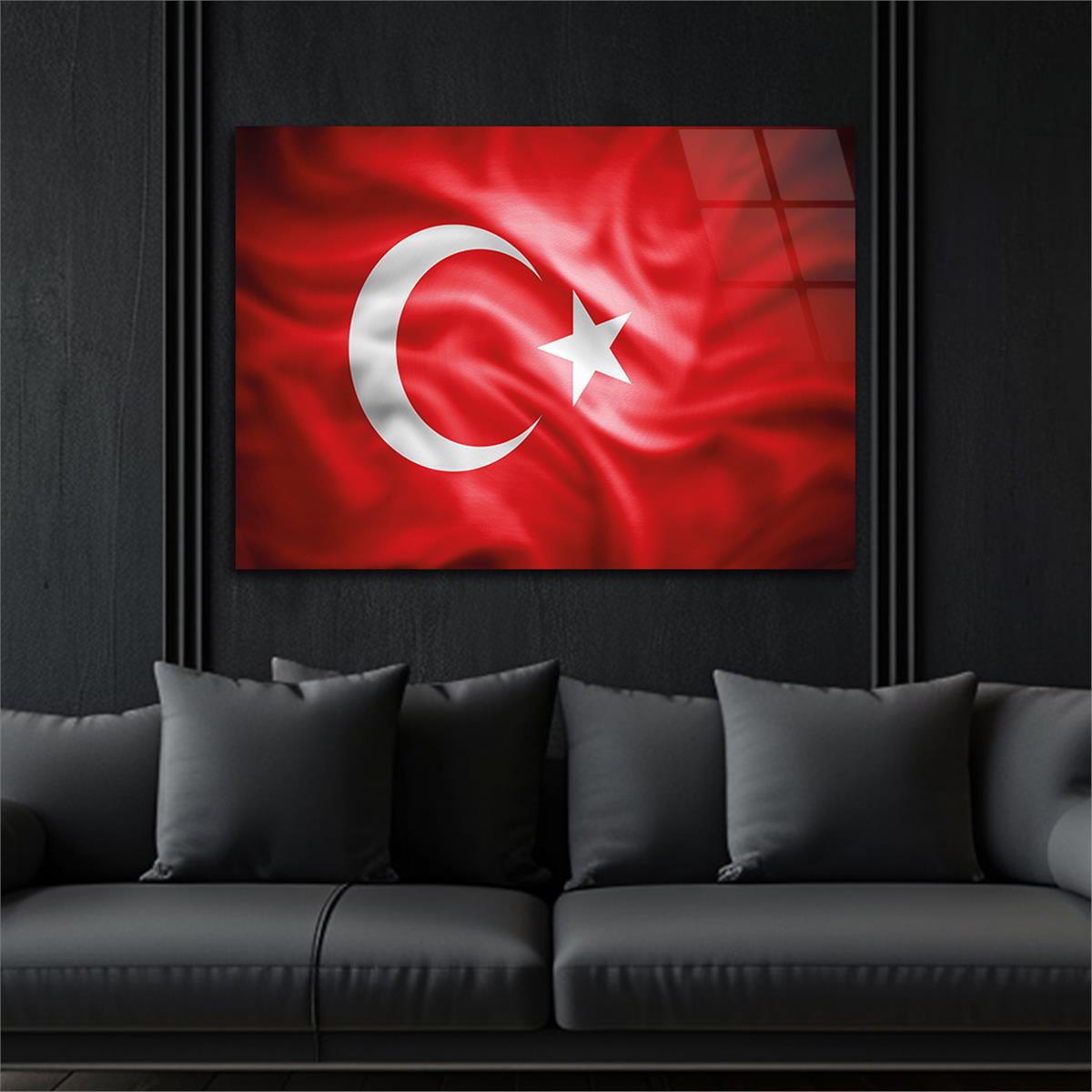 Horizontal National-Themed Tempered Glass Wall Art 61