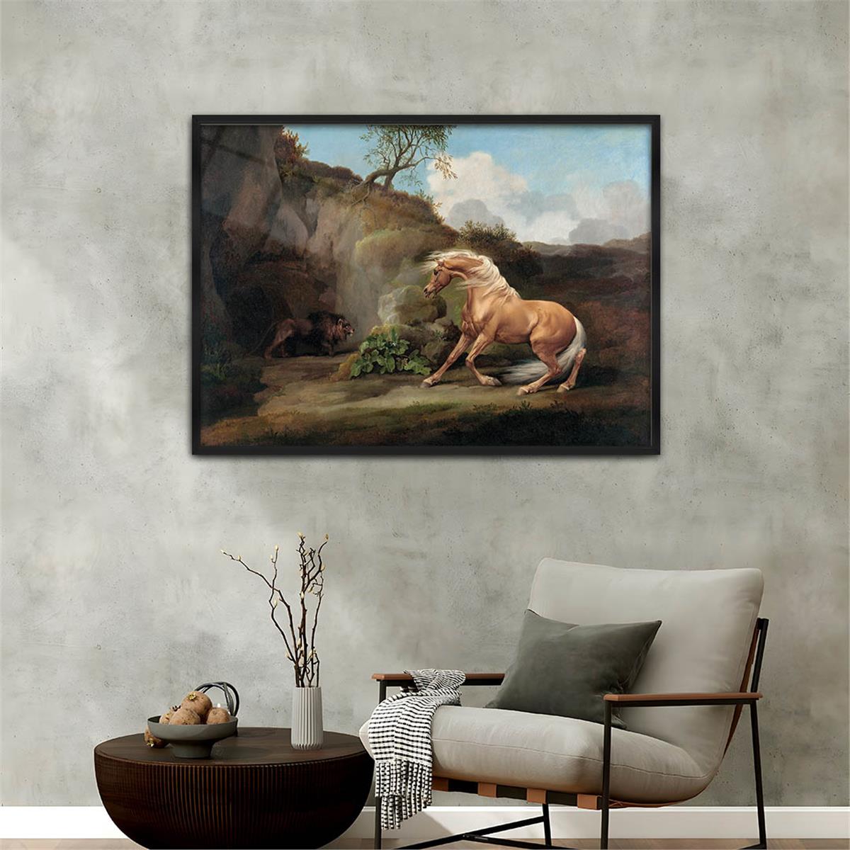 Alüminyum Çerçeveli Sanat Temalı Cam Tablo 109