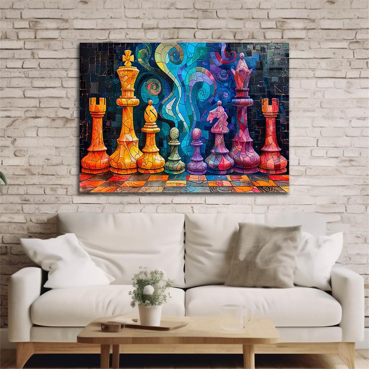 Sanat Temalı Cam Tablo 398