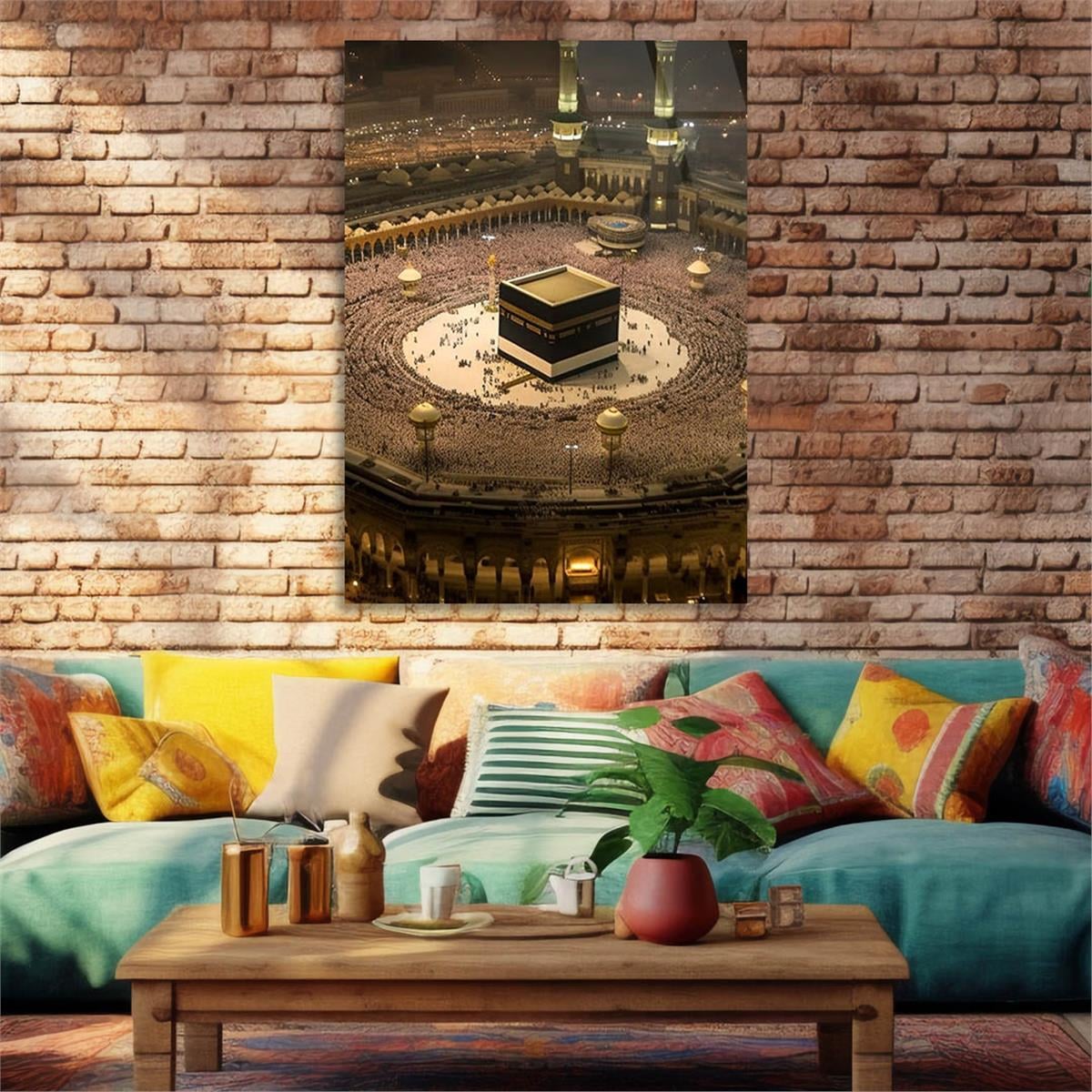 Dikey Dini Temalı Cam Tablo 240