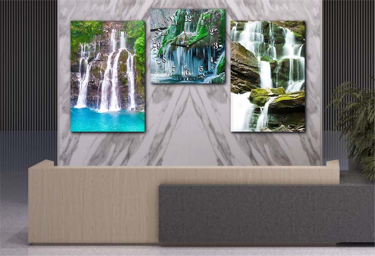 Ensemble de Tableaux et d’orloge 2 pièces sur le thème de l’art