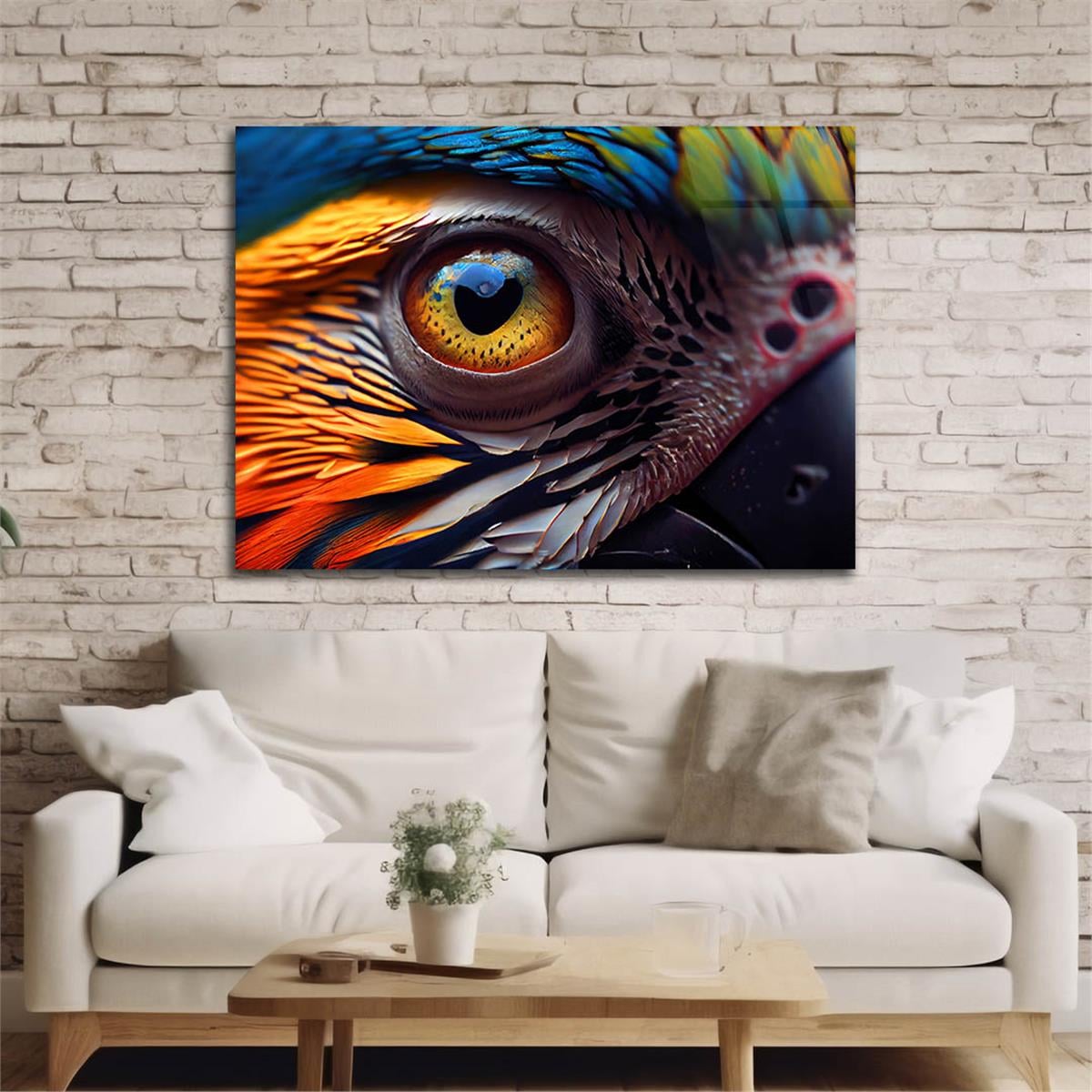 Yatay Sanat Temalı Cam Tablo 248