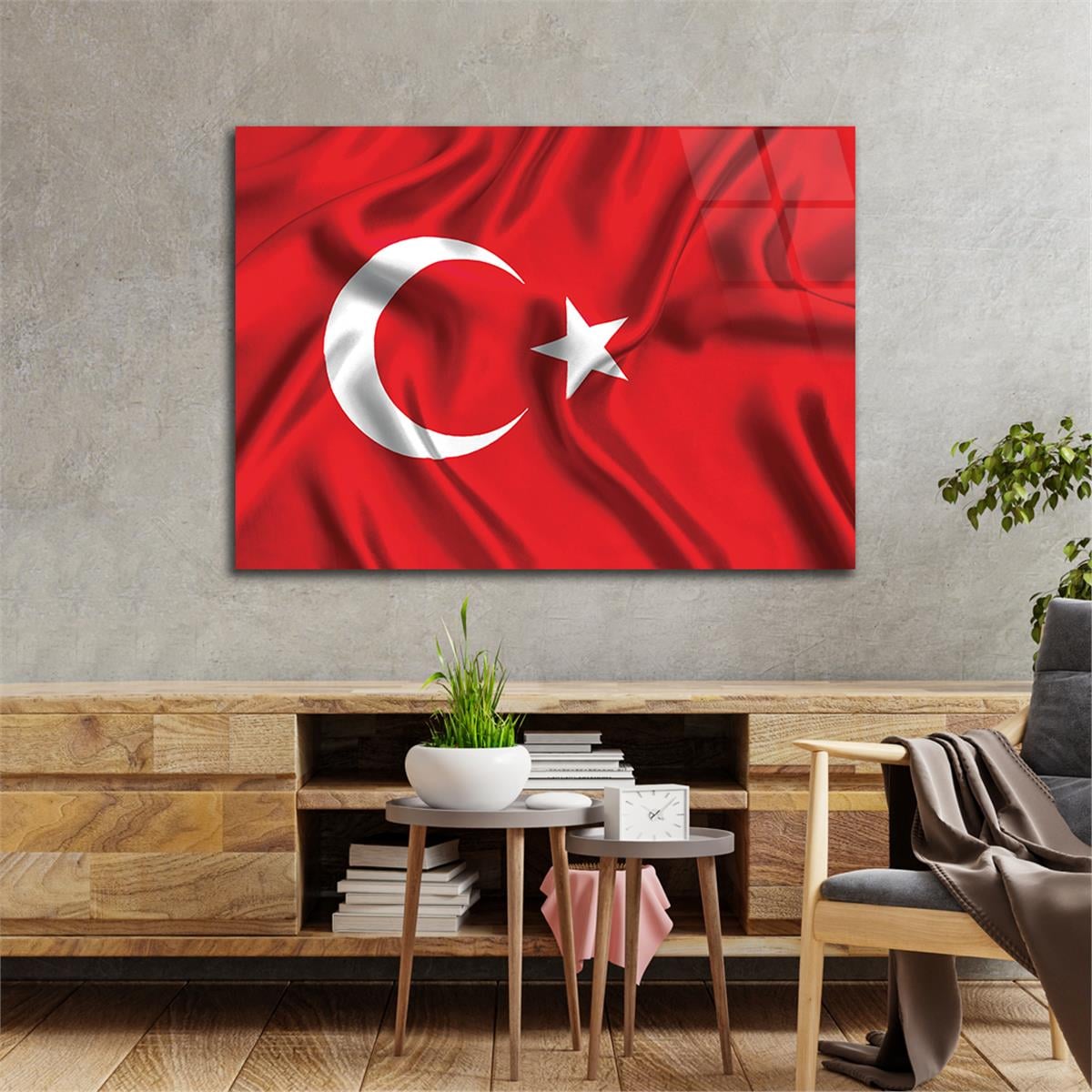 Horizontal National-Themed Tempered Glass Wall Art 81