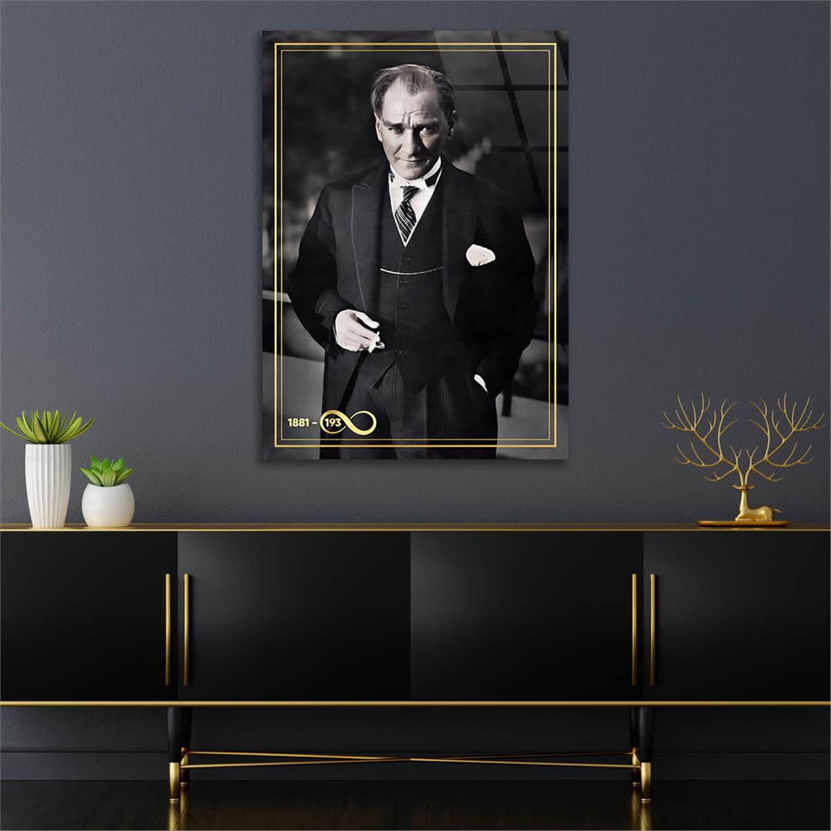 Dikey VatanTemalı Cam Tablo 241