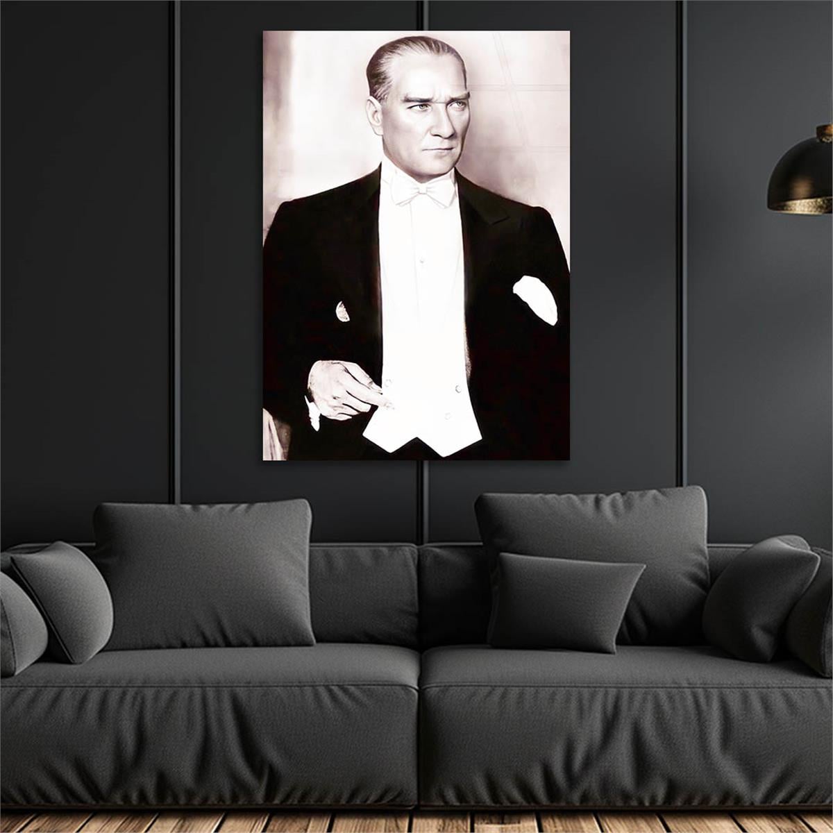 MUSTAFA KEMAL ATATÜRK Tempered Glasss Wall Art 