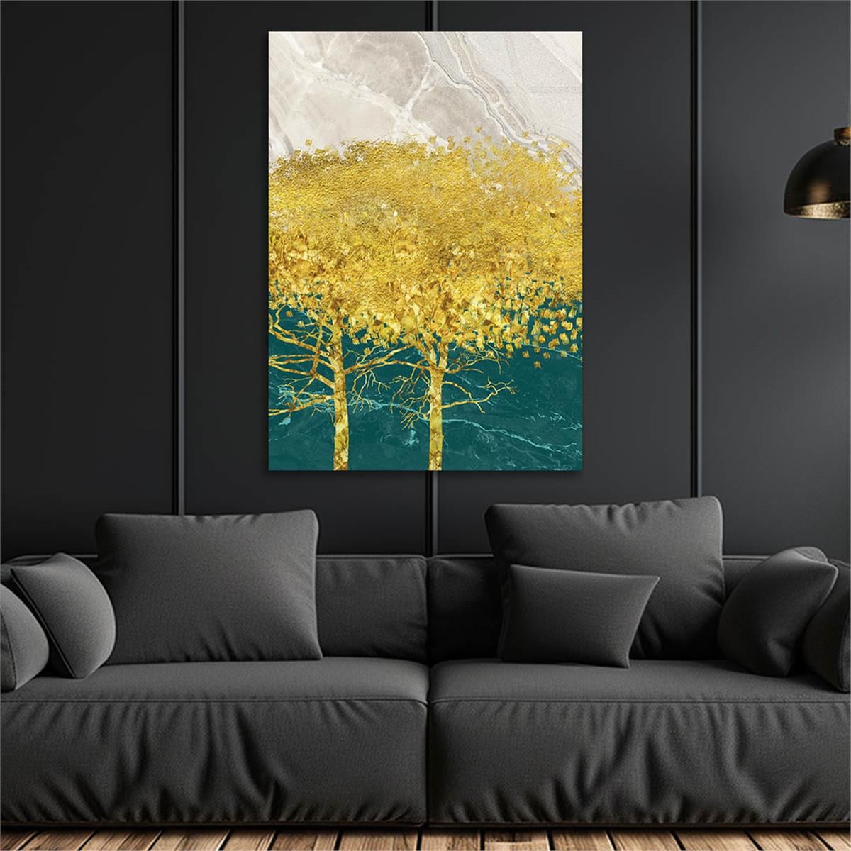 Vertical Tempered Glasss Wall Arts Art-Themed283