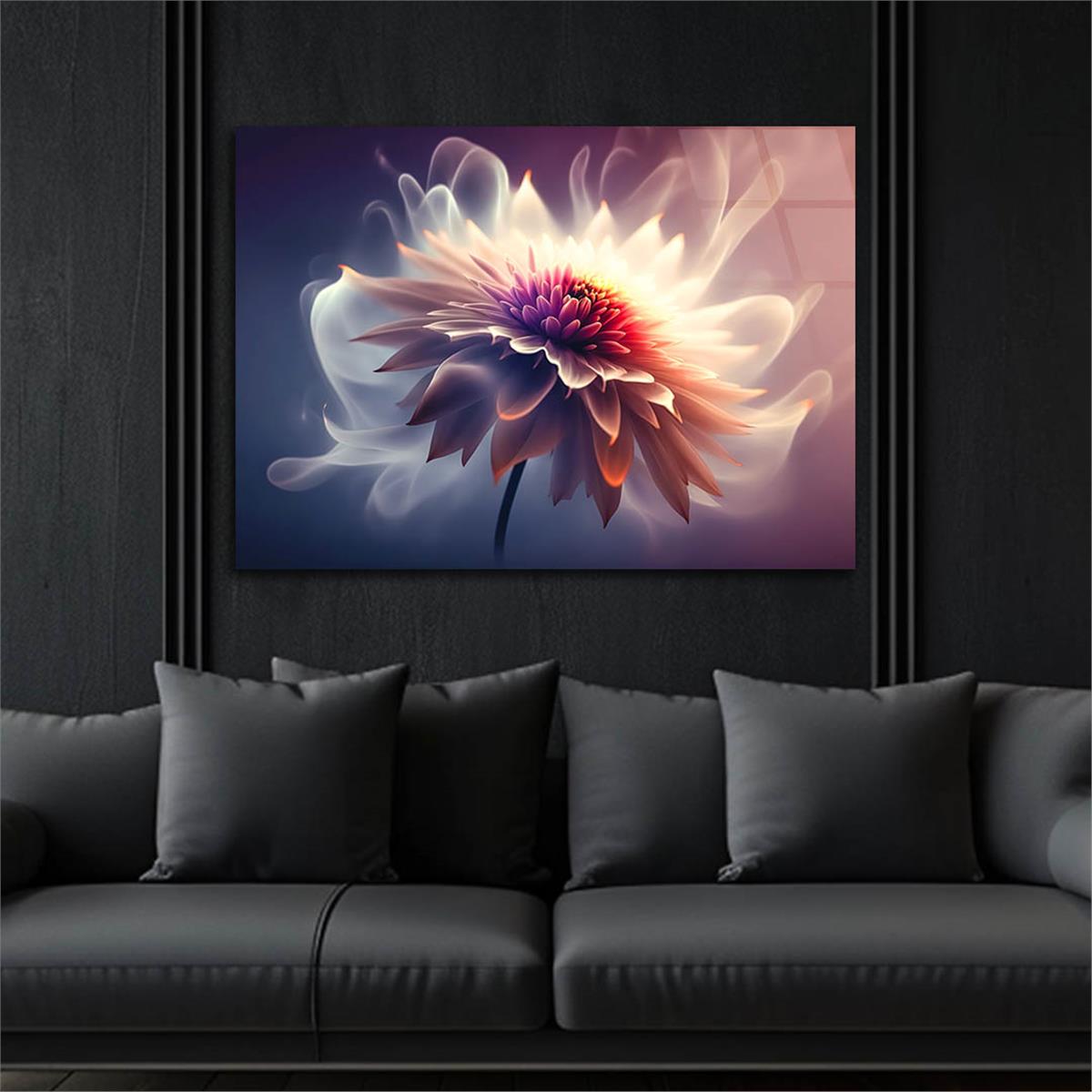 Yatay Doğa Temalı Cam Tablo 431