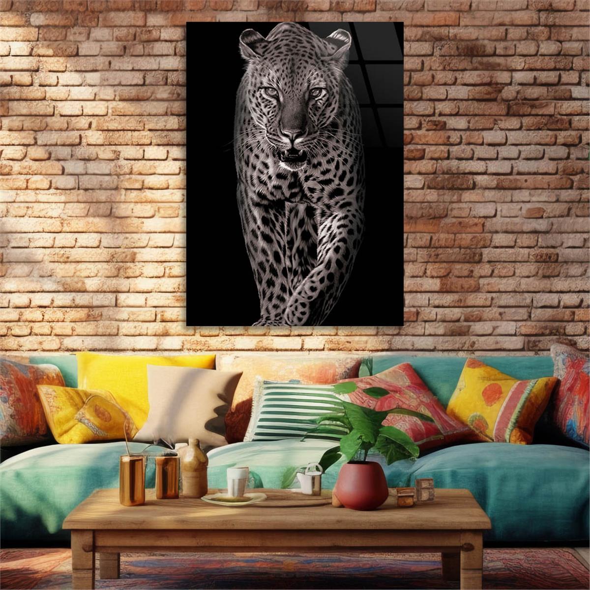 Tiger Tempered Glass Wall Art