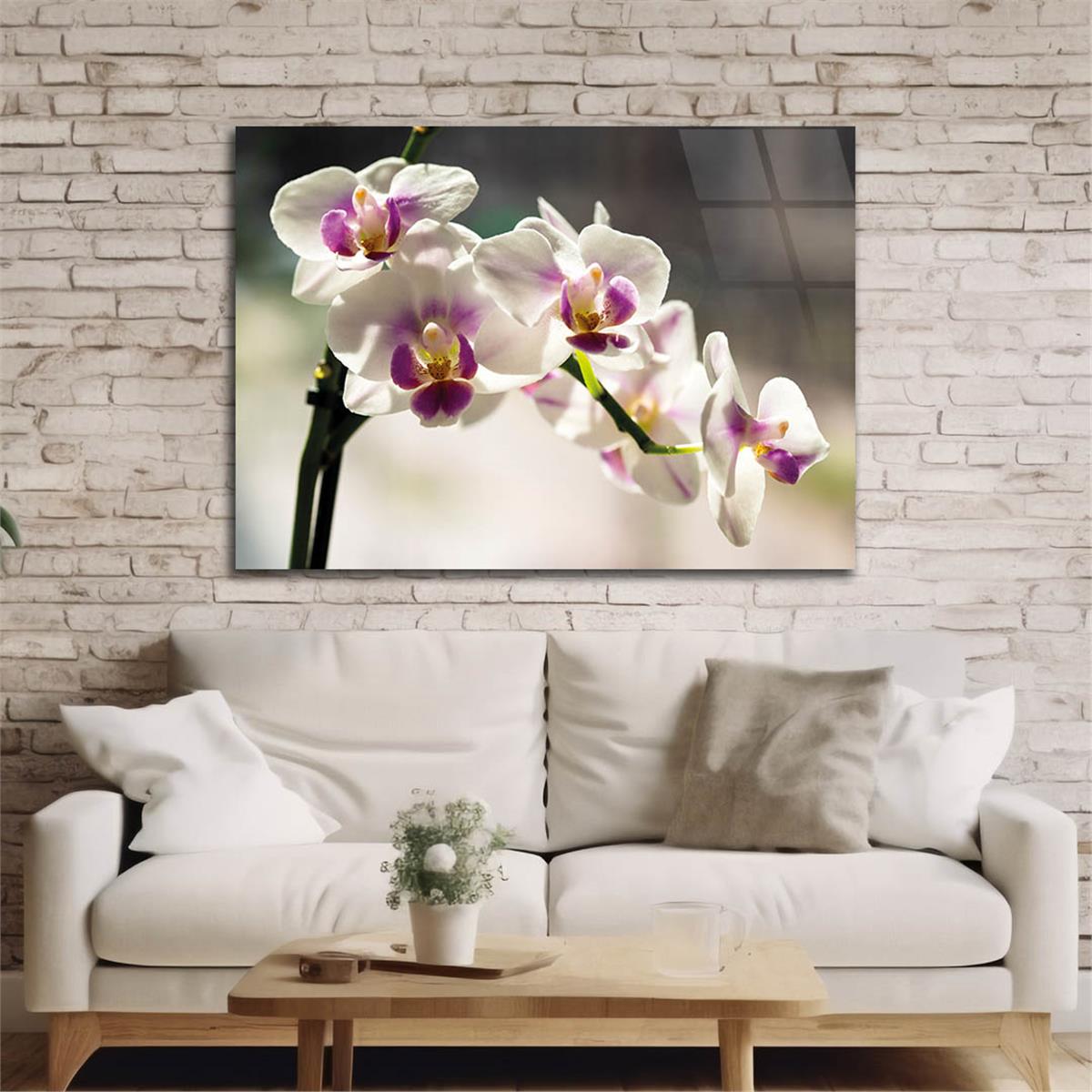 Horizontal Natured-Themed Tempered Glass Wall Art 312