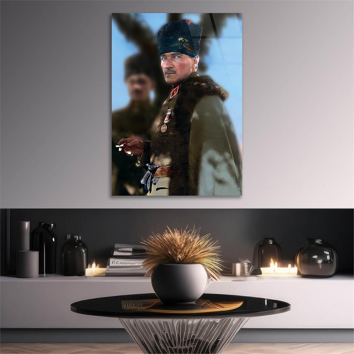 Tempered Glasss Wall Arts National-Themed