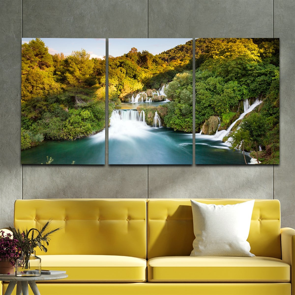 SANAT TEMALI CAM TABLO SETİ