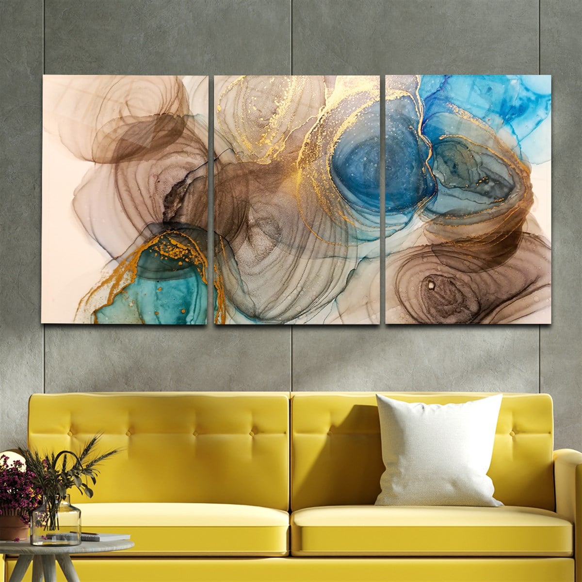SANAT TEMALI CAM TABLO SETİ