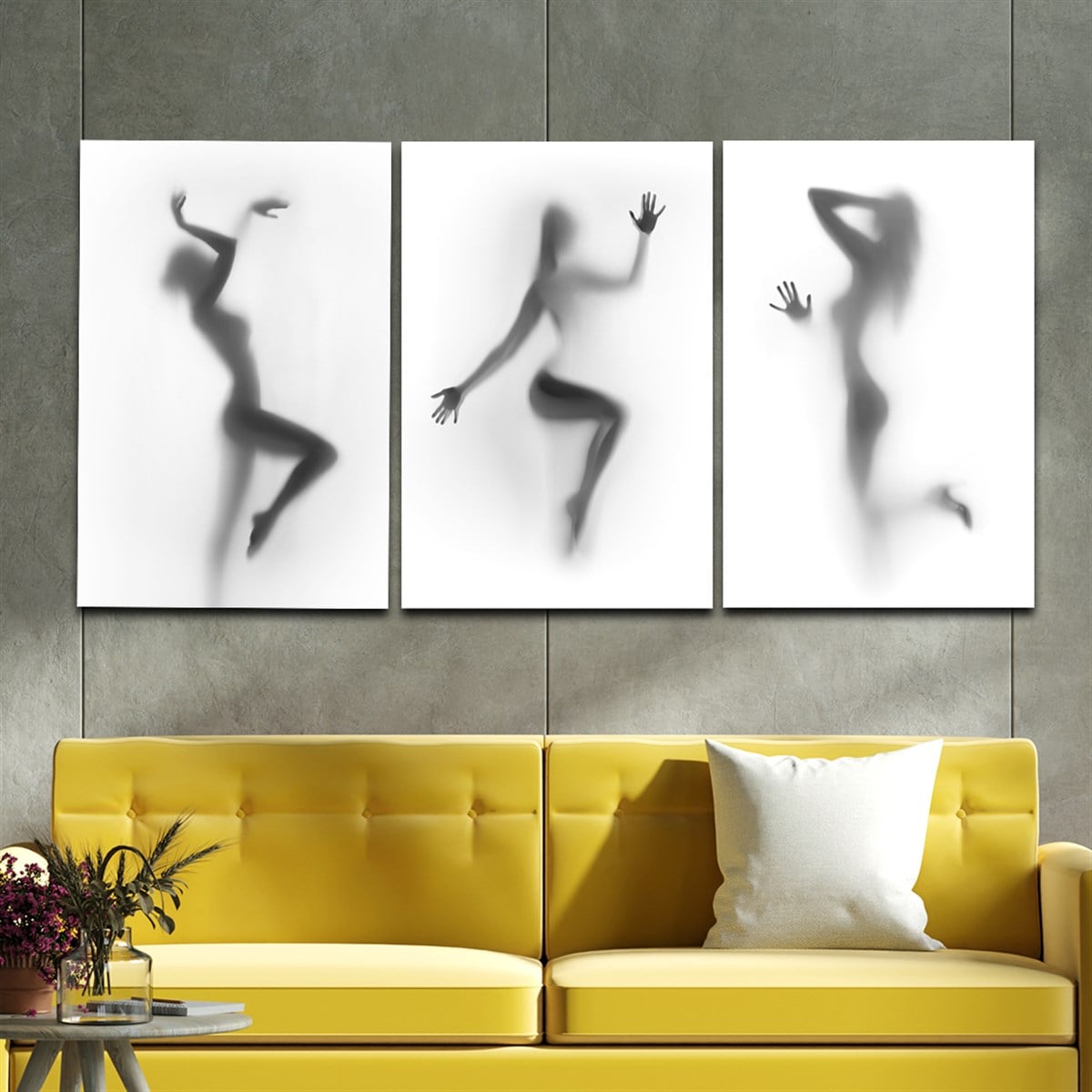 SANAT TEMALI CAM TABLO SETİ