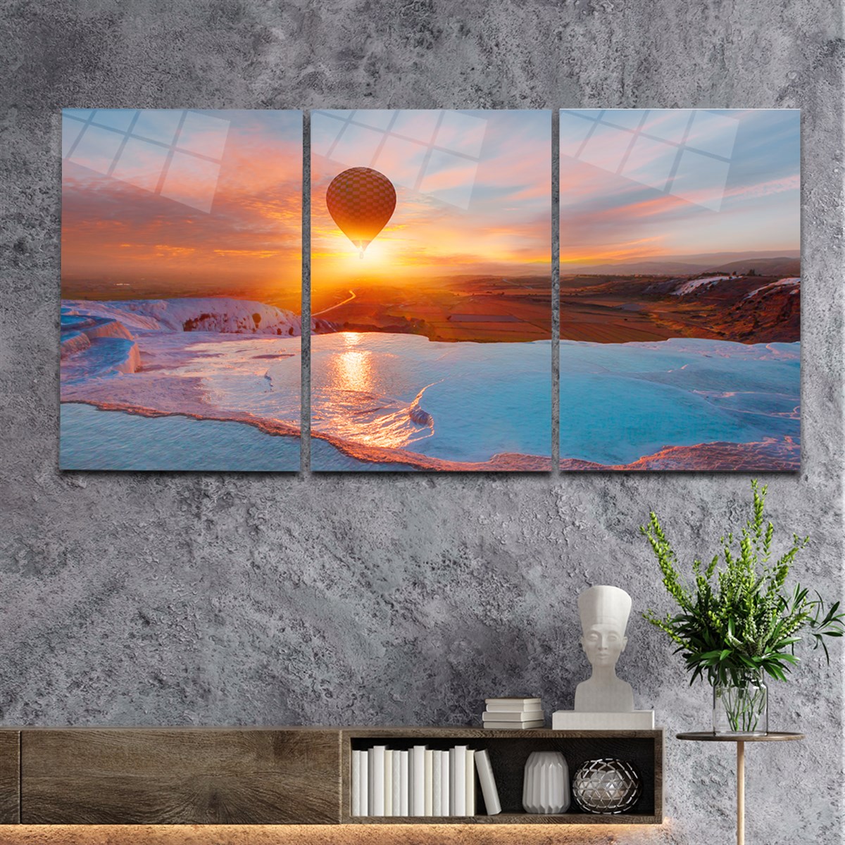 SANAT TEMALI CAM TABLO SETİ