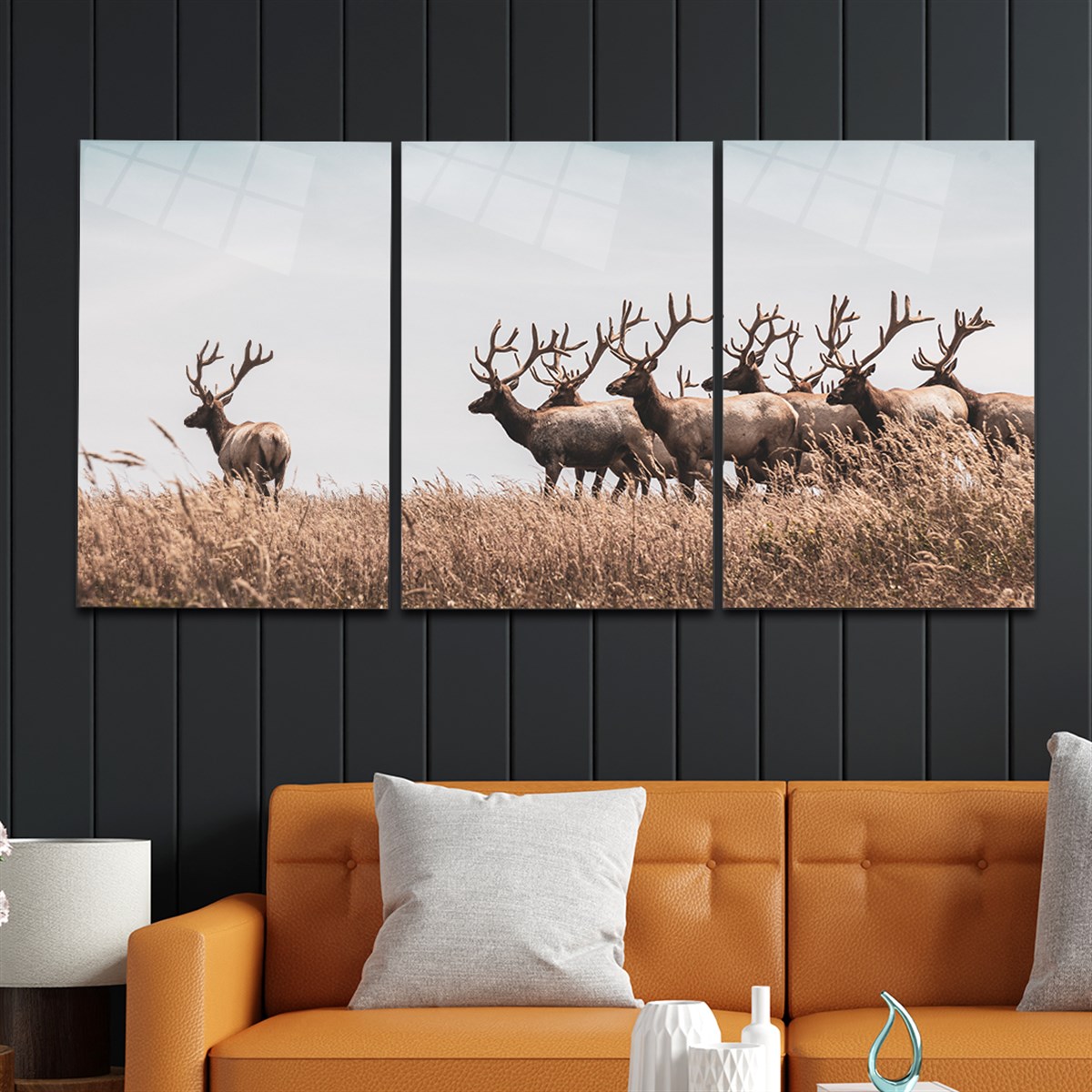 SANAT TEMALI CAM TABLO SETİ