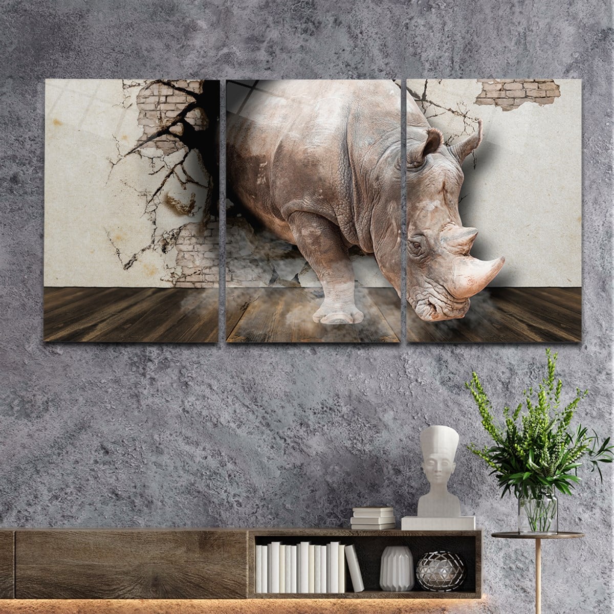 SANAT TEMALI CAM TABLO SETİ