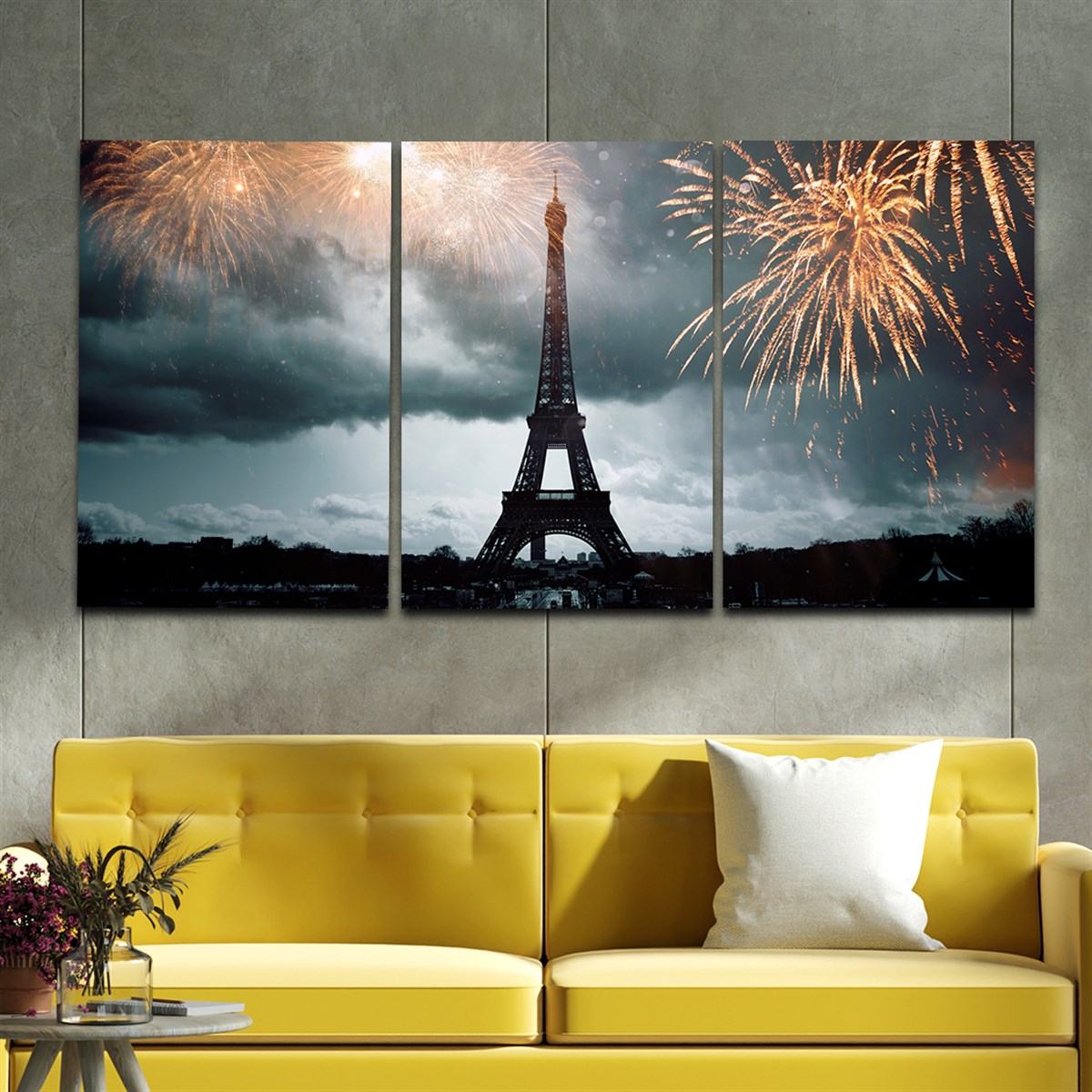 SANAT TEMALI CAM TABLO SETİ