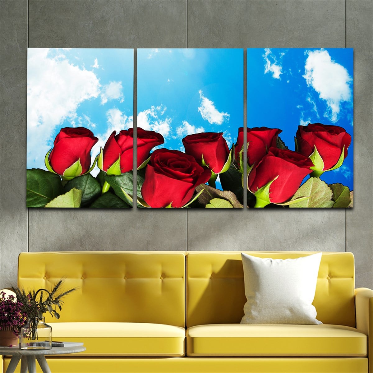 SANAT TEMALI CAM TABLO SETİ