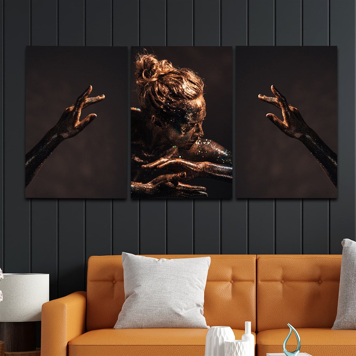 SANAT TEMALI CAM TABLO SETİ