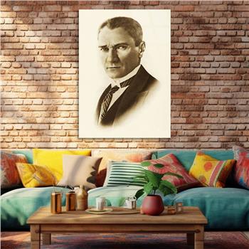 Dikey VatanTemalı Cam Tablo 131